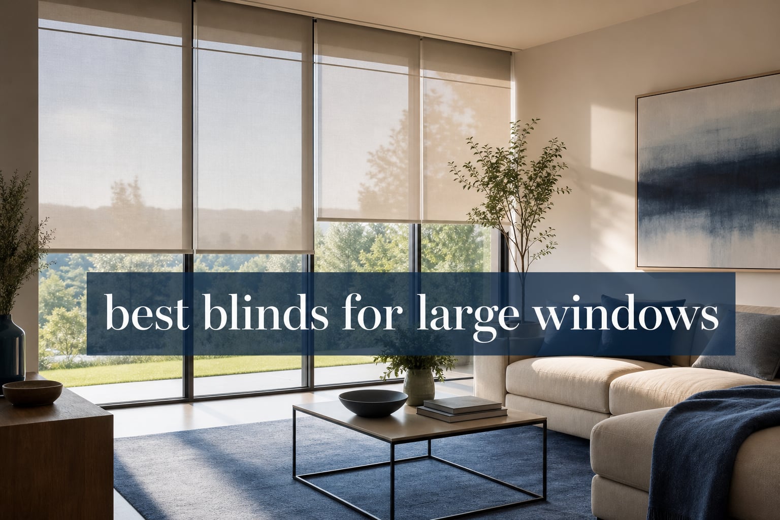 best blinds for large windows