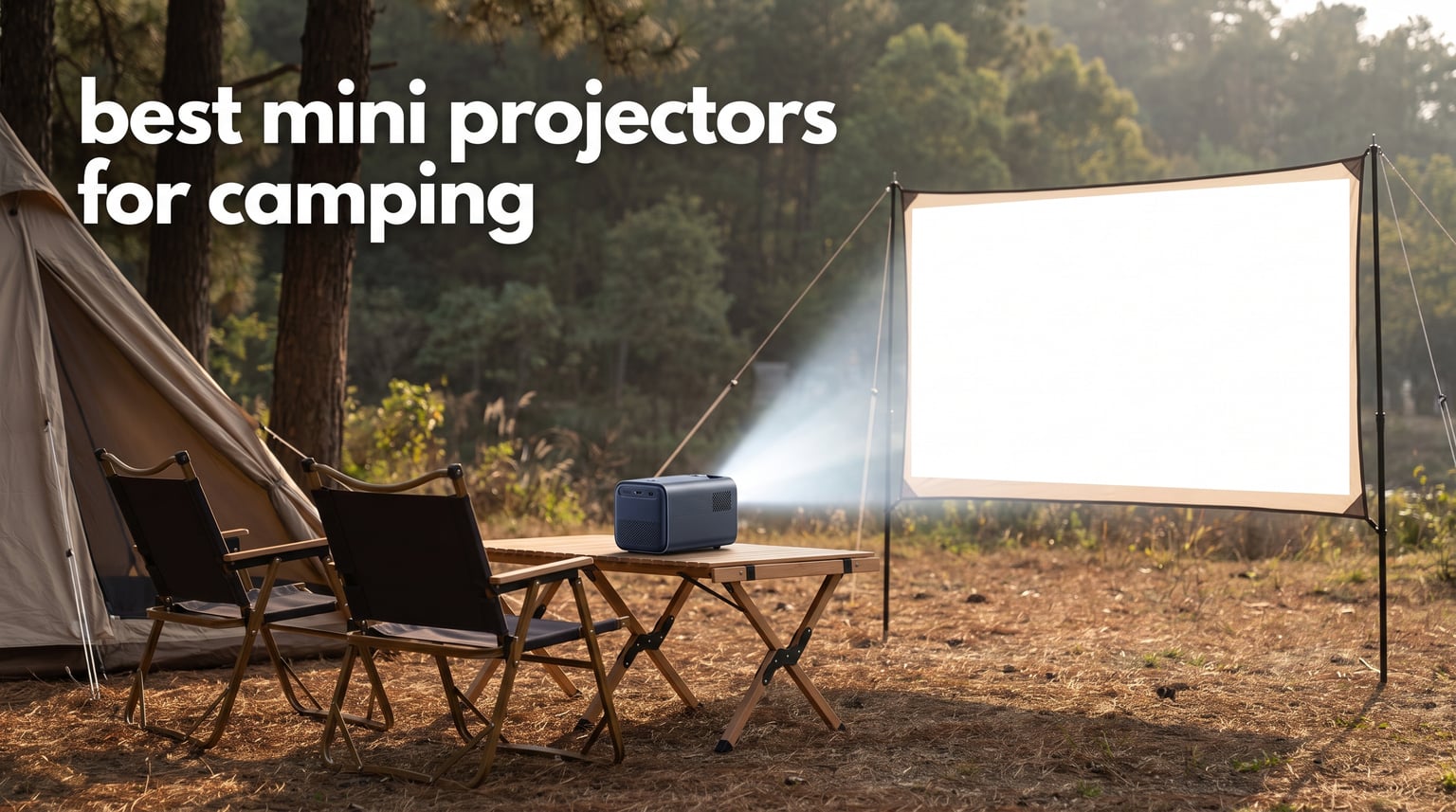 best mini projectors for camping