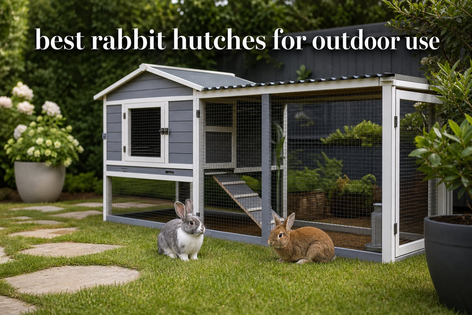 best rabbit hutches for outdoor use