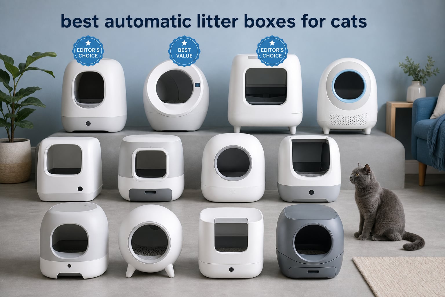 best automatic litter boxes for cats