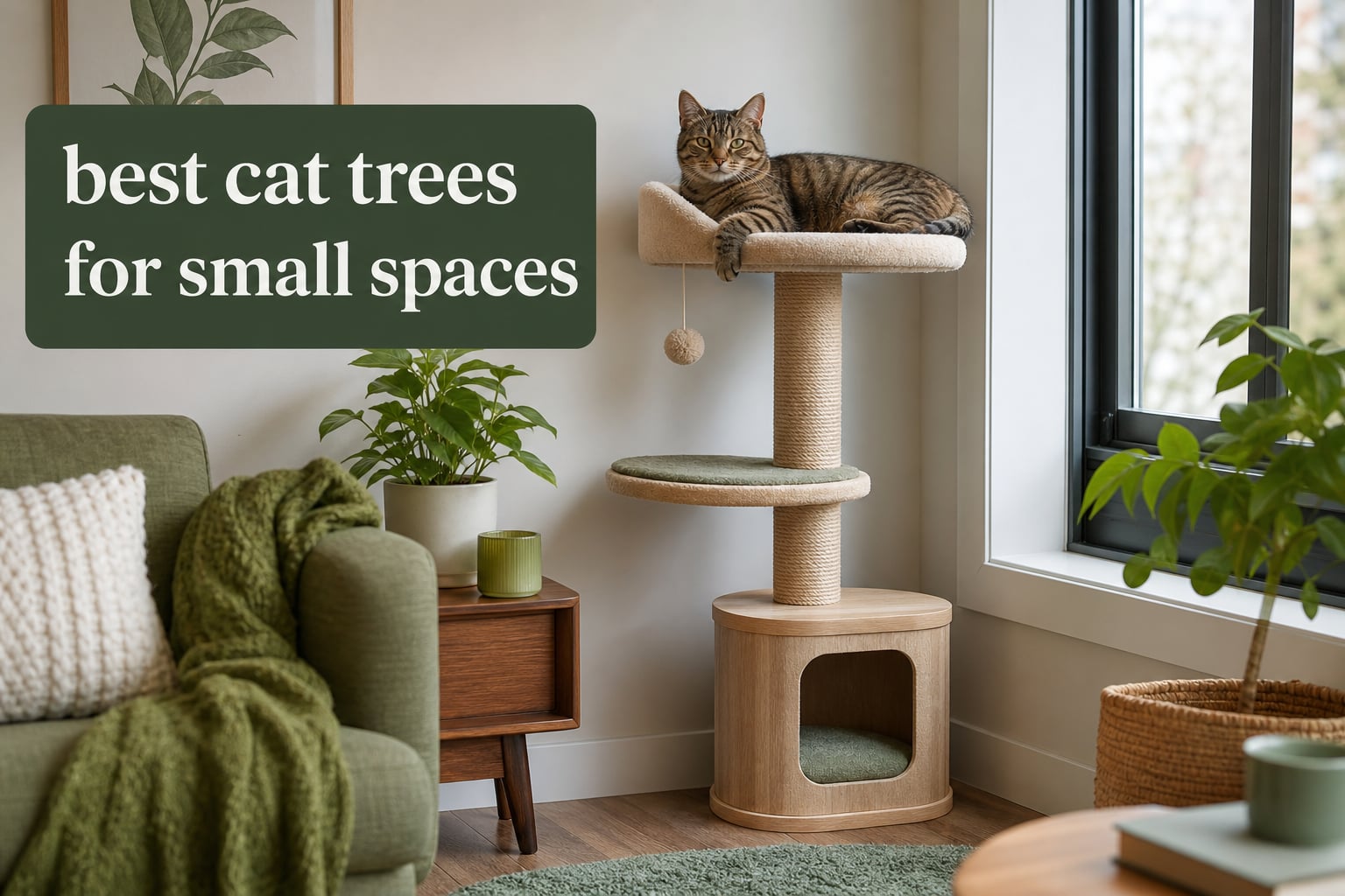 best cat trees for small spaces