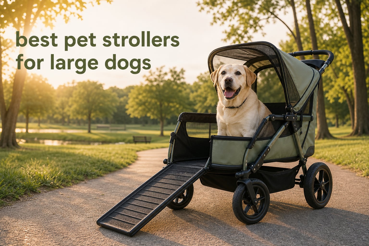 best pet strollers for large dogs