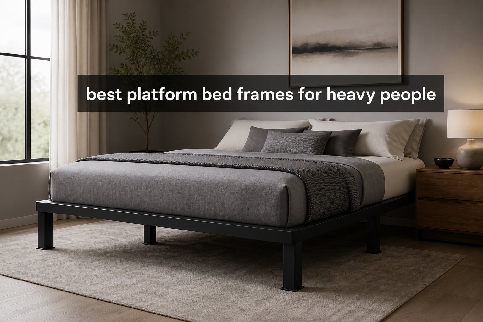 best platform bed frames for heavy people