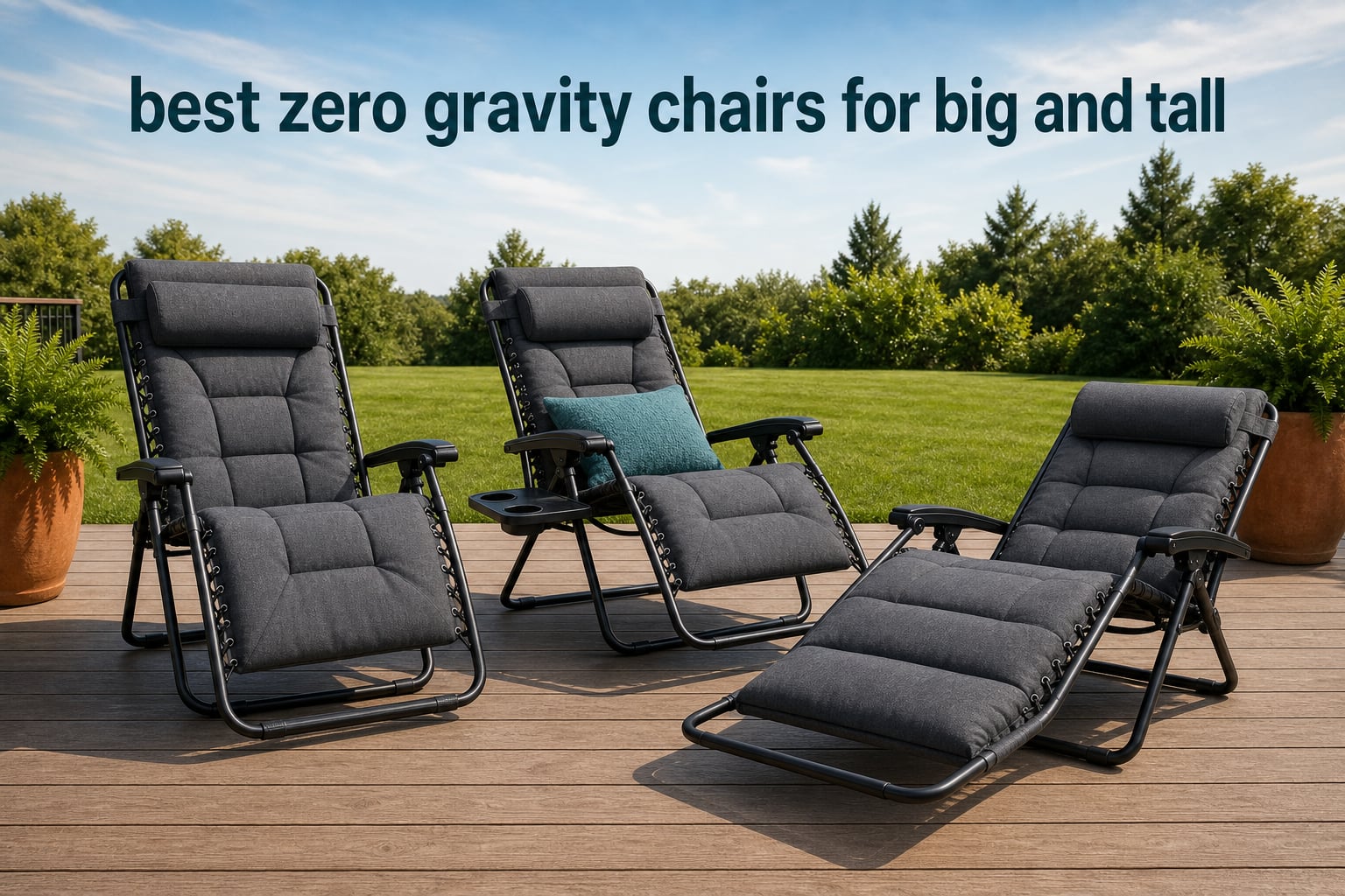 best zero gravity chairs for big and tall