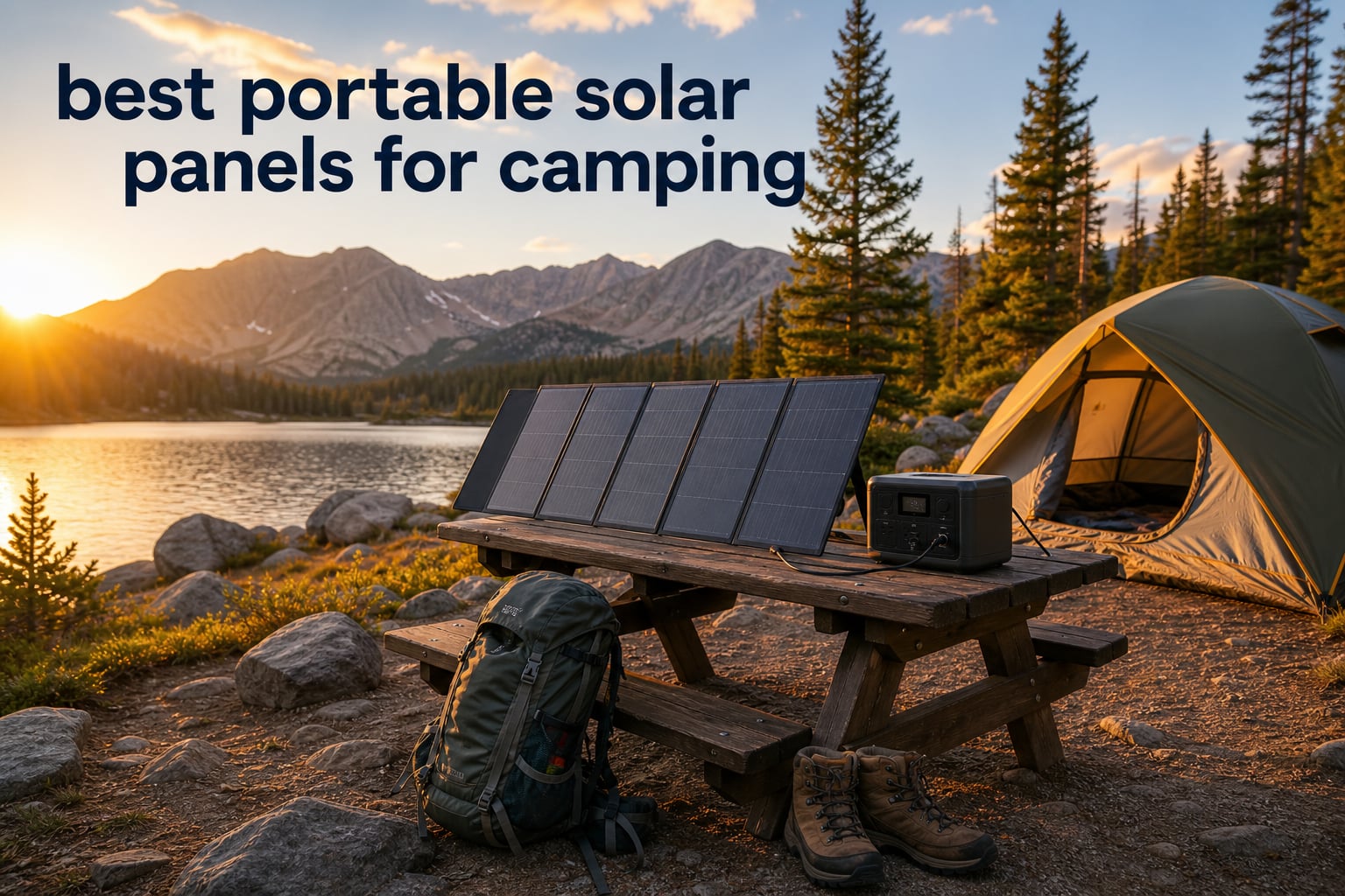 best portable solar panels for camping