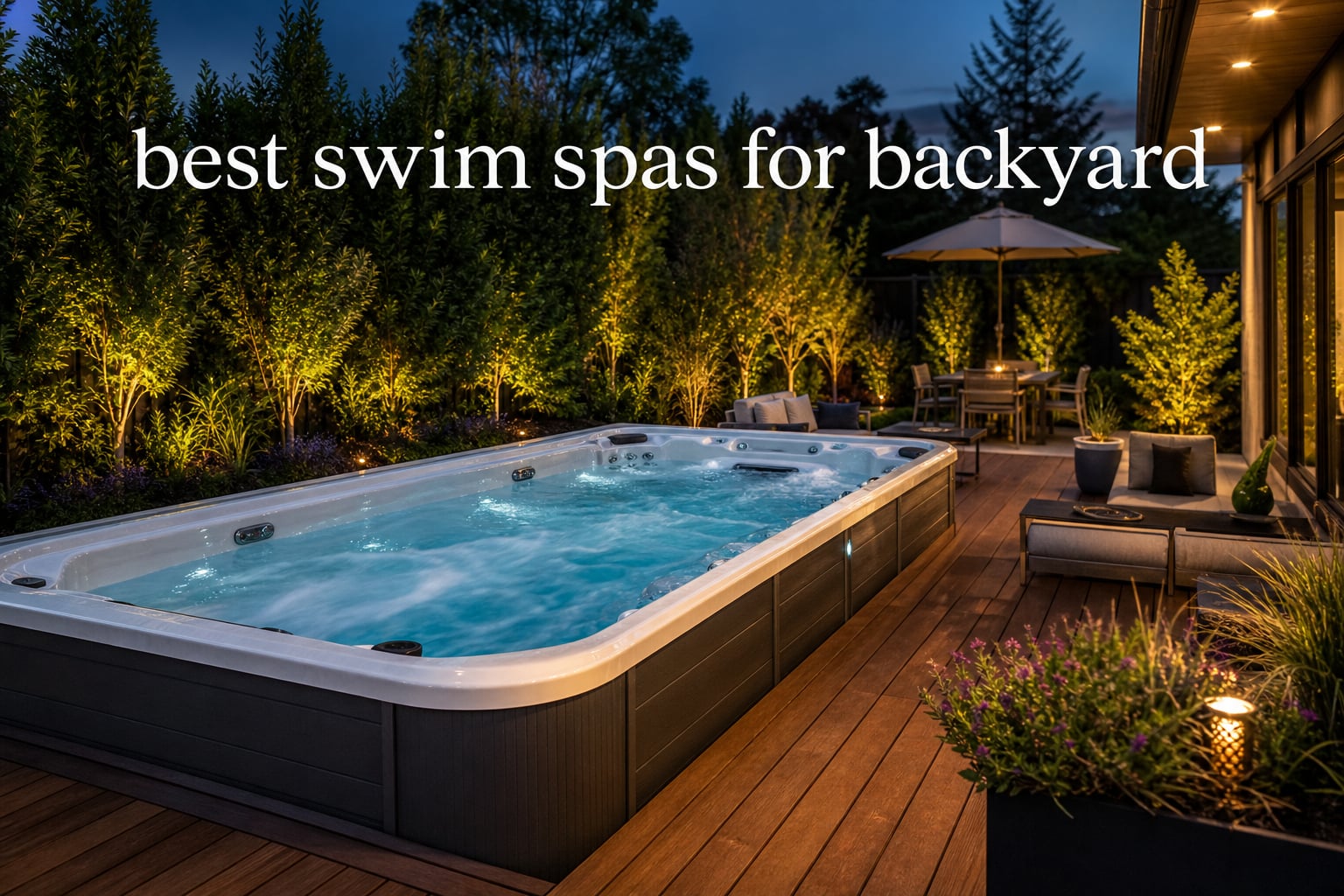 best swim spas for backyard