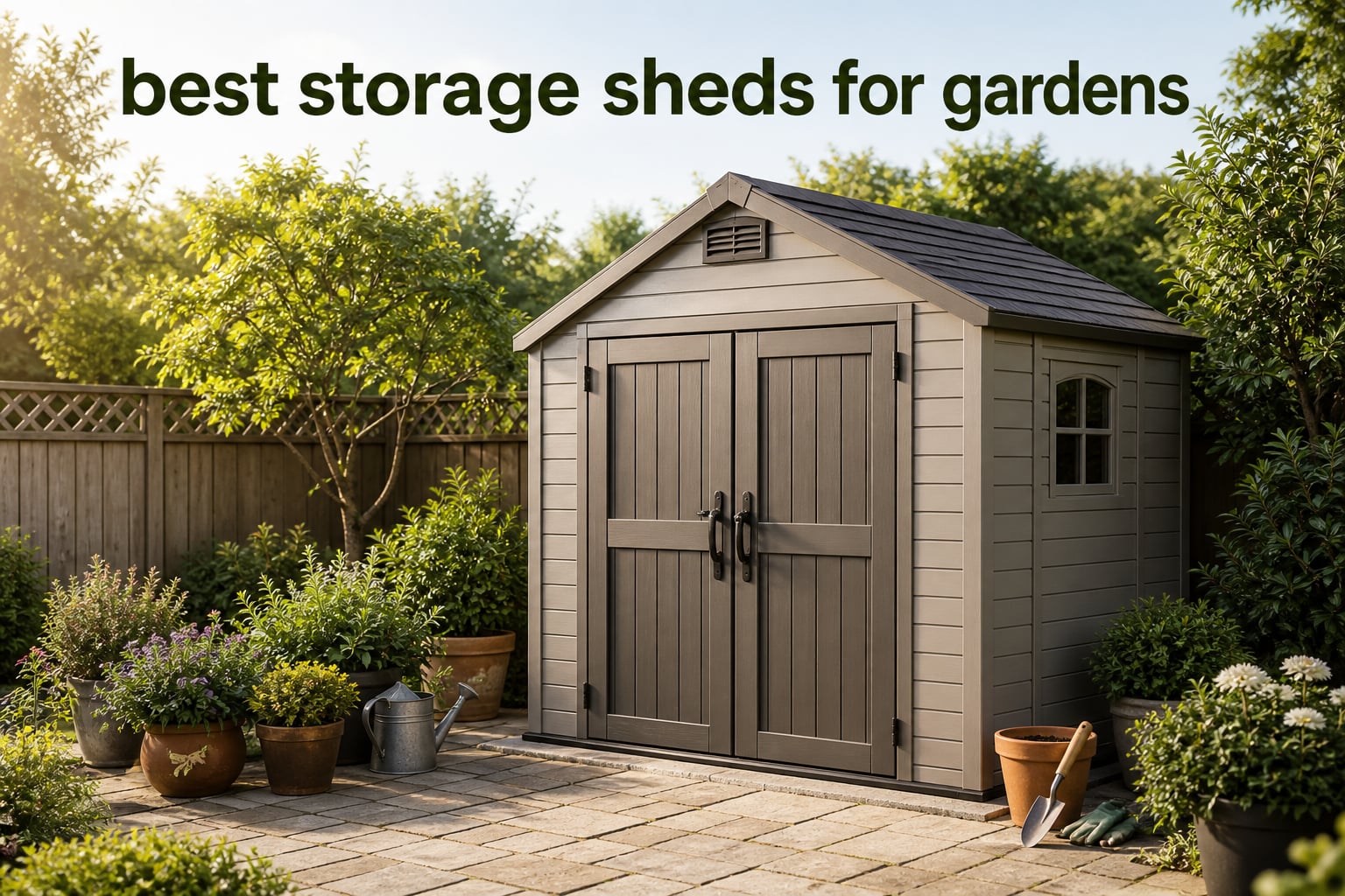 best storage sheds for gardens