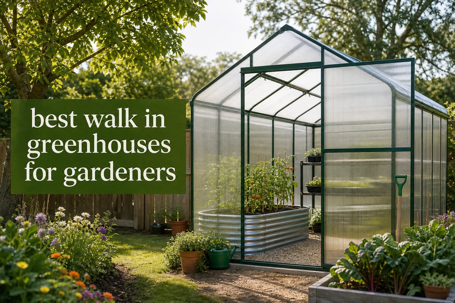 best walk in greenhouses for gardeners