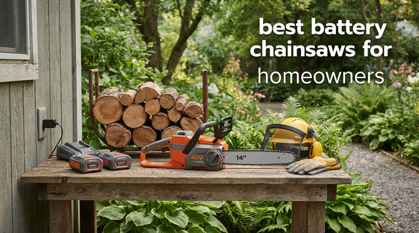 best battery chainsaws for homeowners