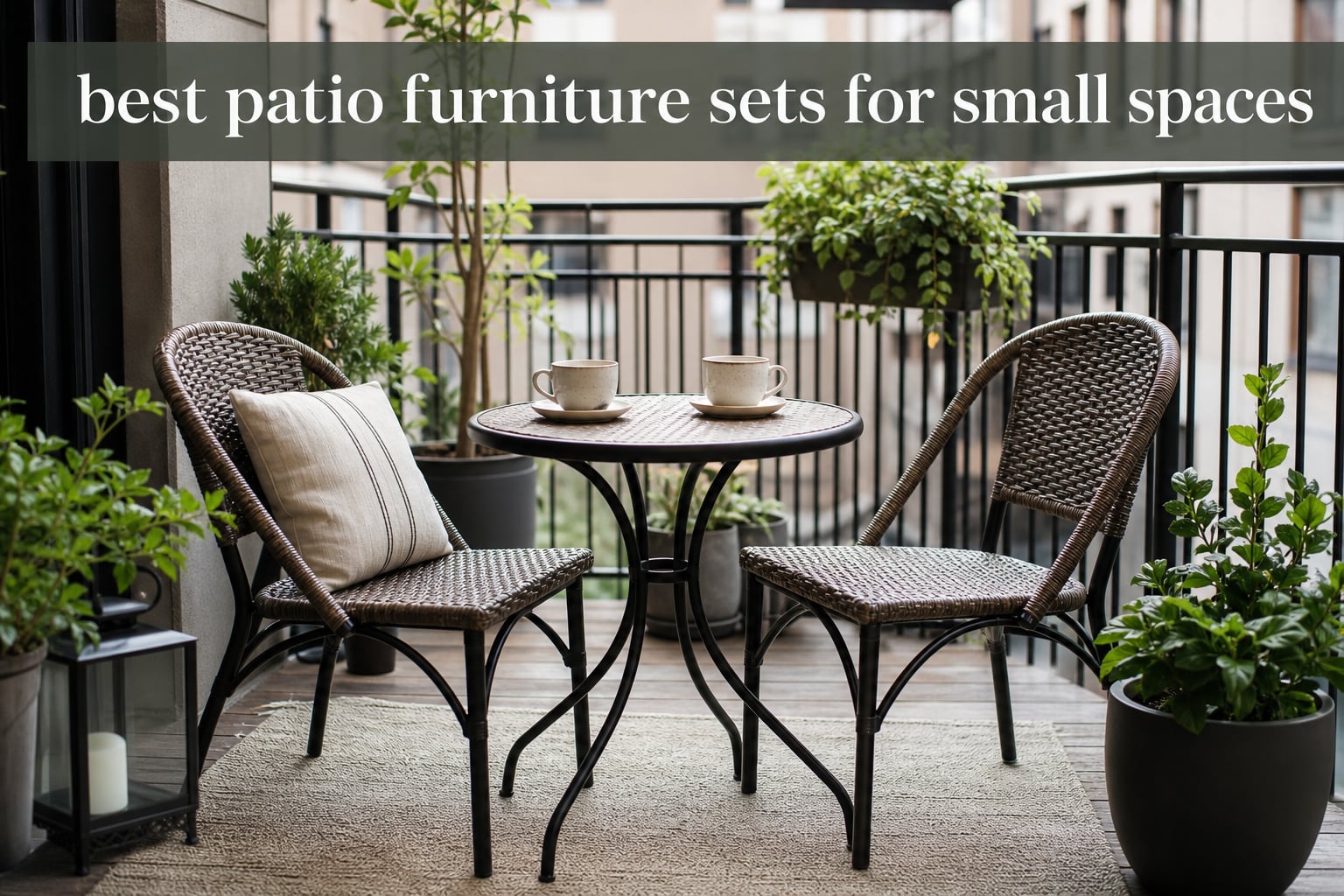 best patio furniture sets for small spaces