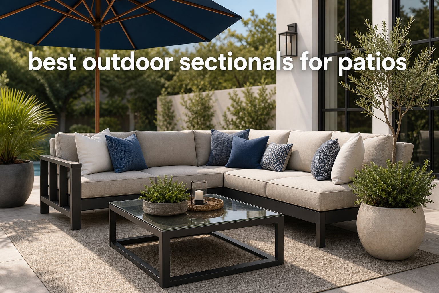 best outdoor sectionals for patios