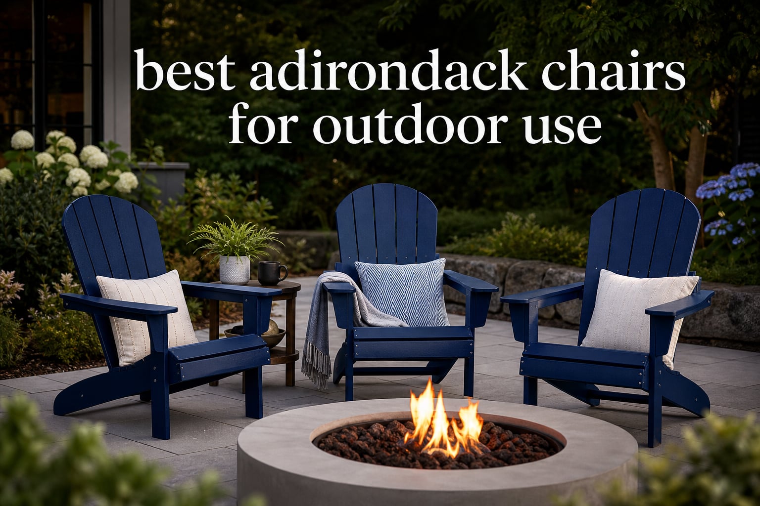 best adirondack chairs for outdoor use