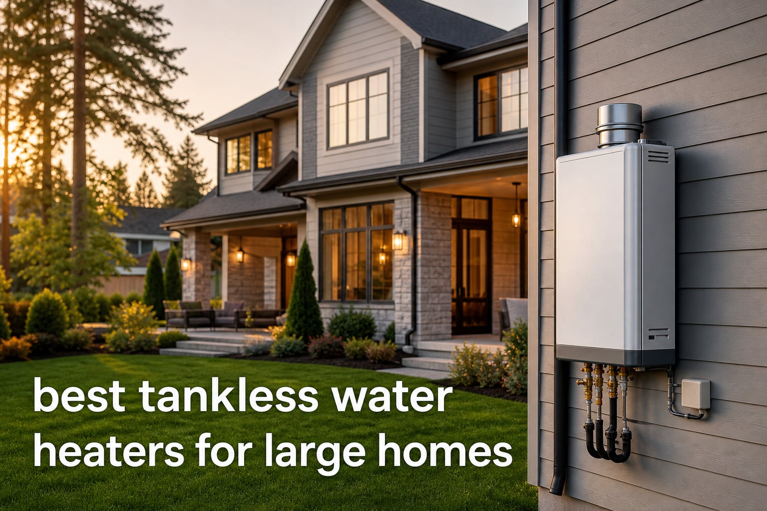best tankless water heaters for large homes