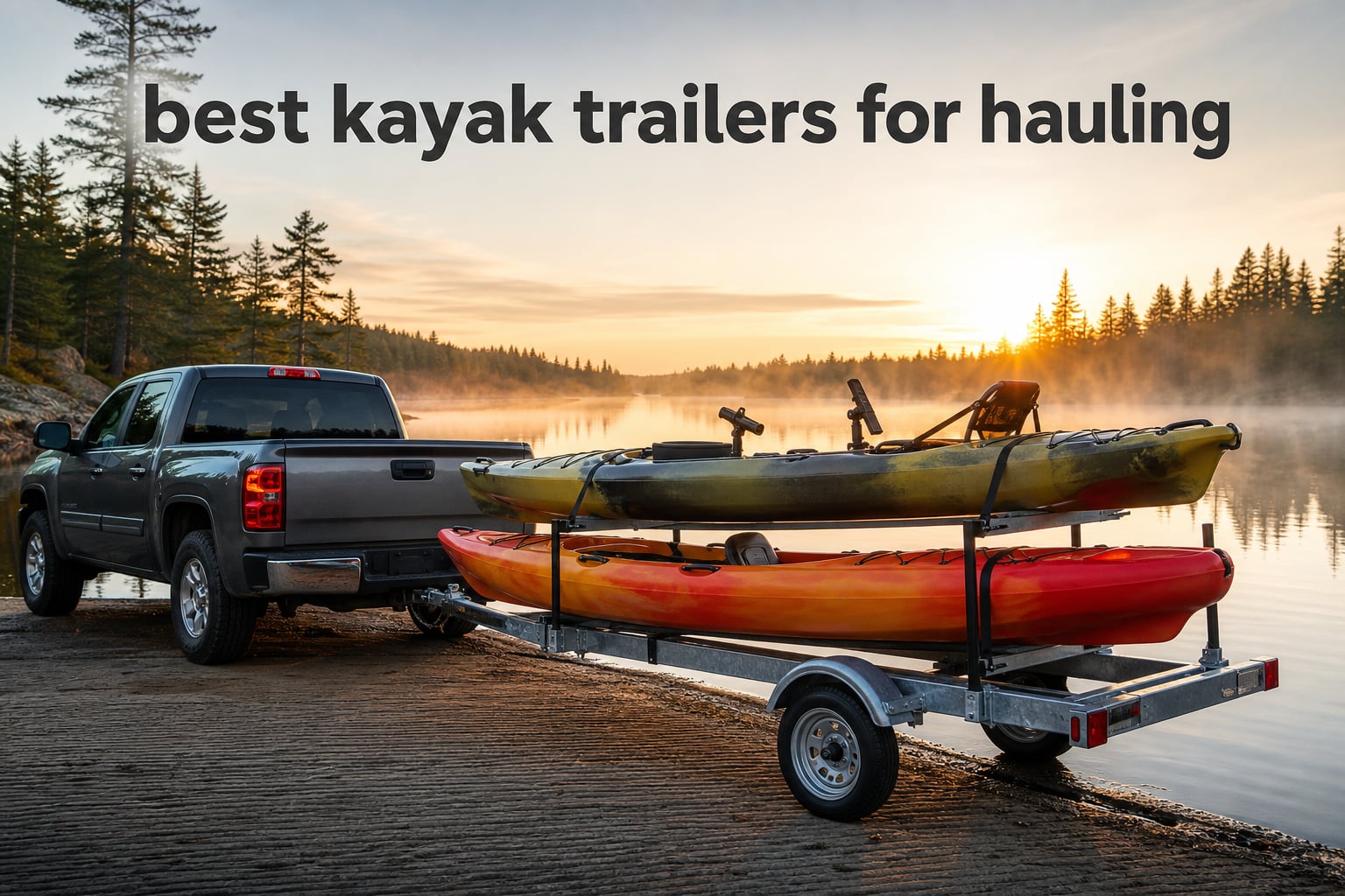 best kayak trailers for hauling