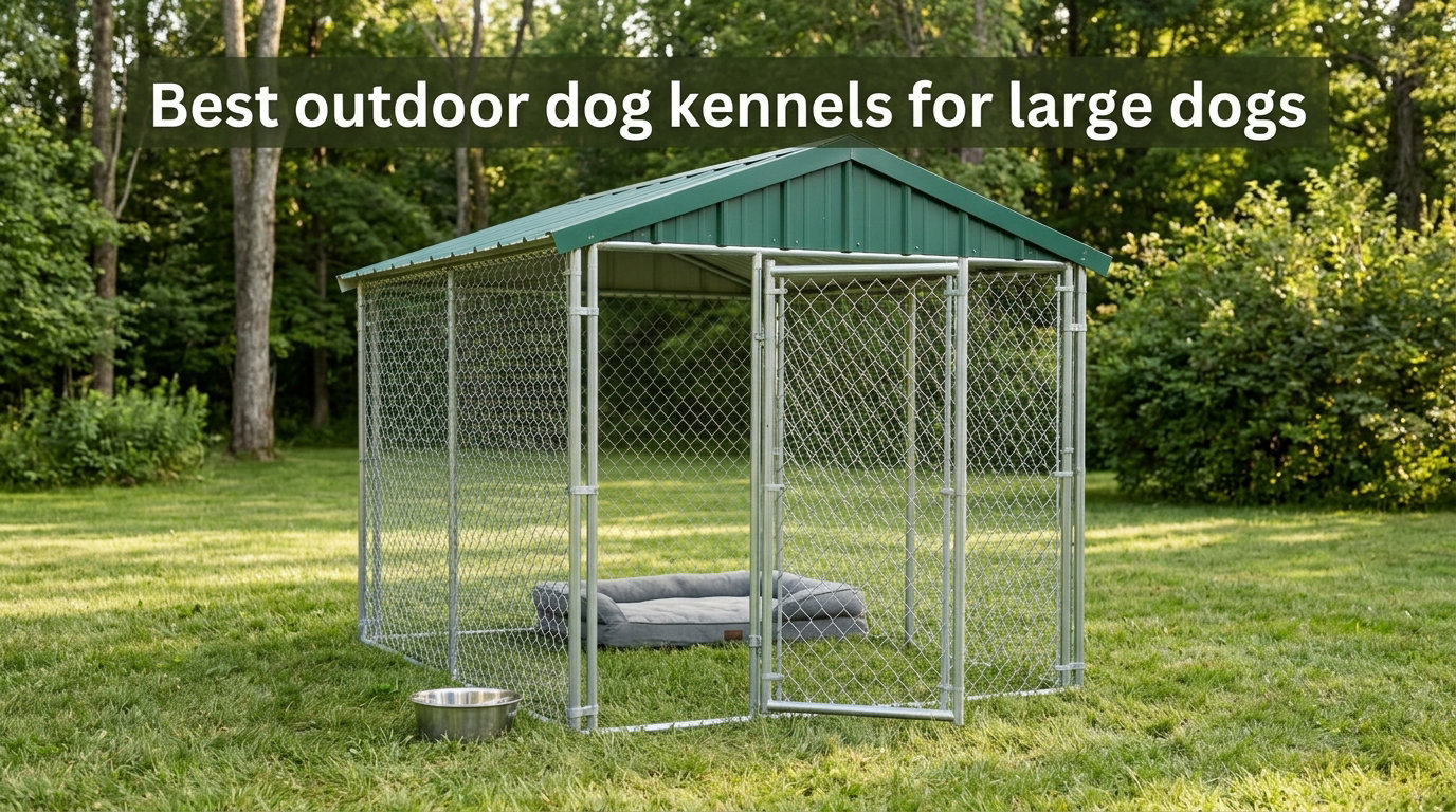 Best outdoor dog kennels for large dogs
