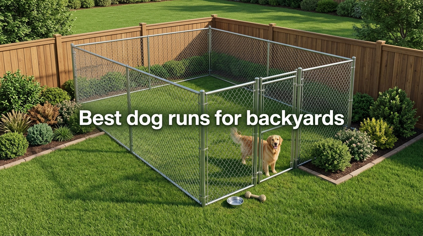 Best dog runs for backyards