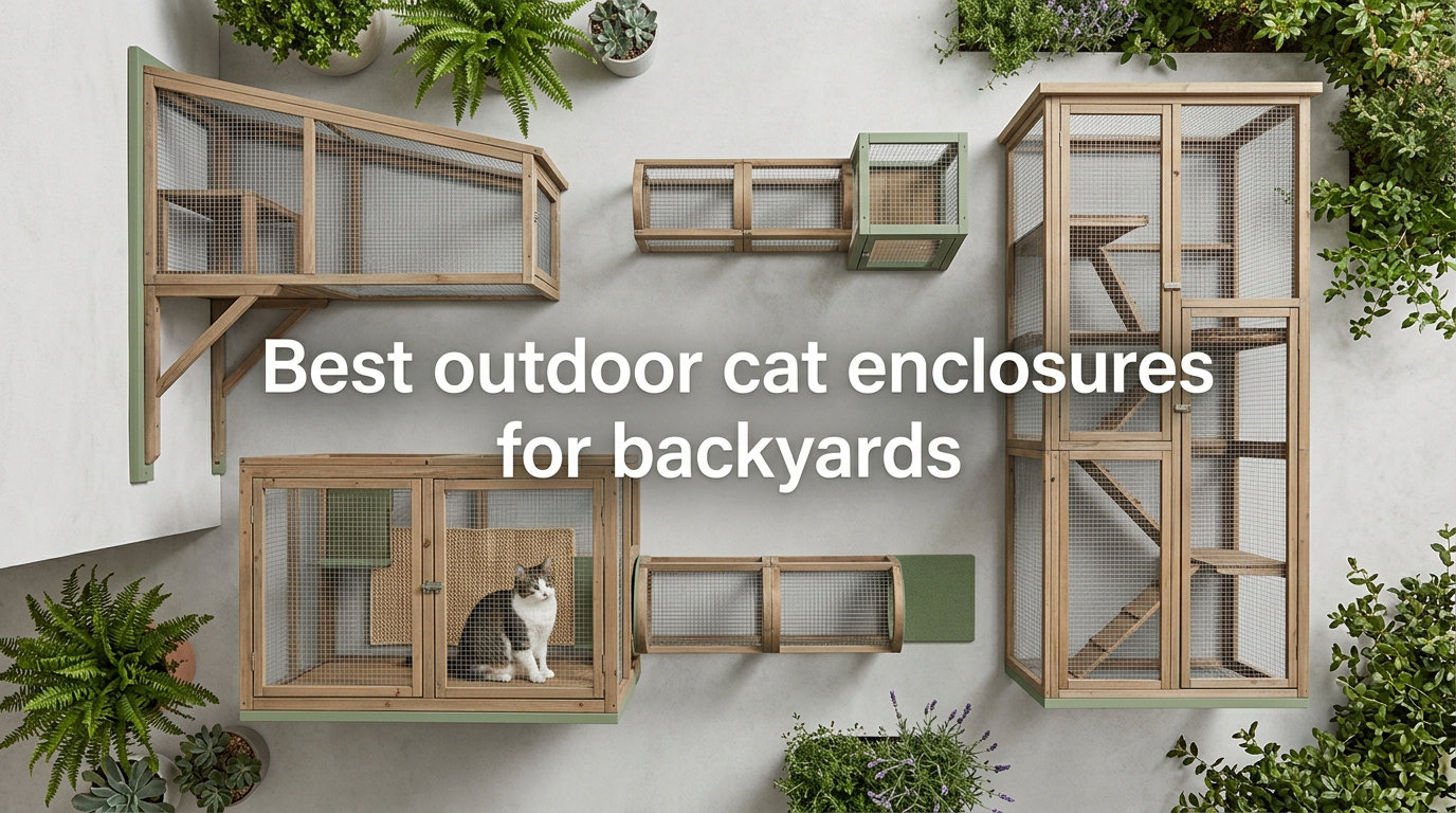 Best outdoor cat enclosures for backyards