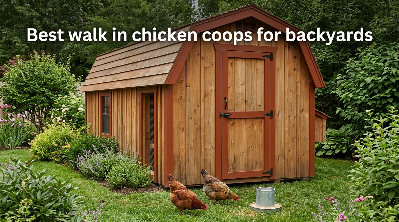 Best walk in chicken coops for backyards