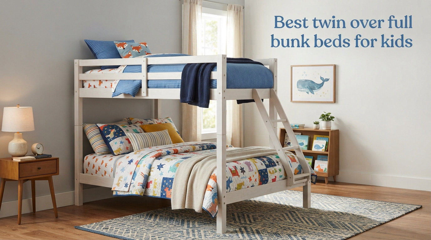 Best twin over full bunk beds for kids