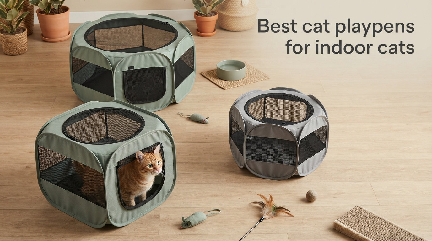 Best cat playpens for indoor cats