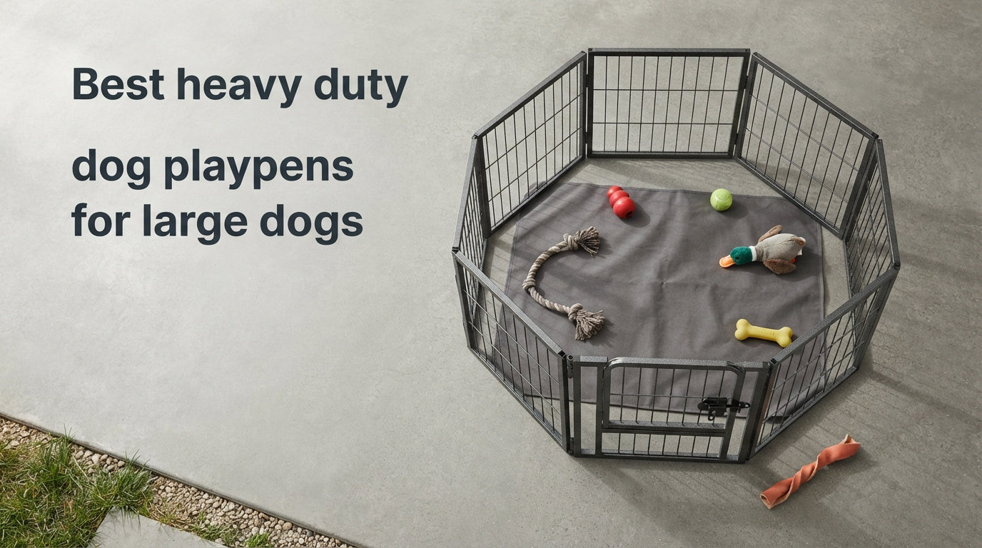 Best heavy duty dog playpens for large dogs