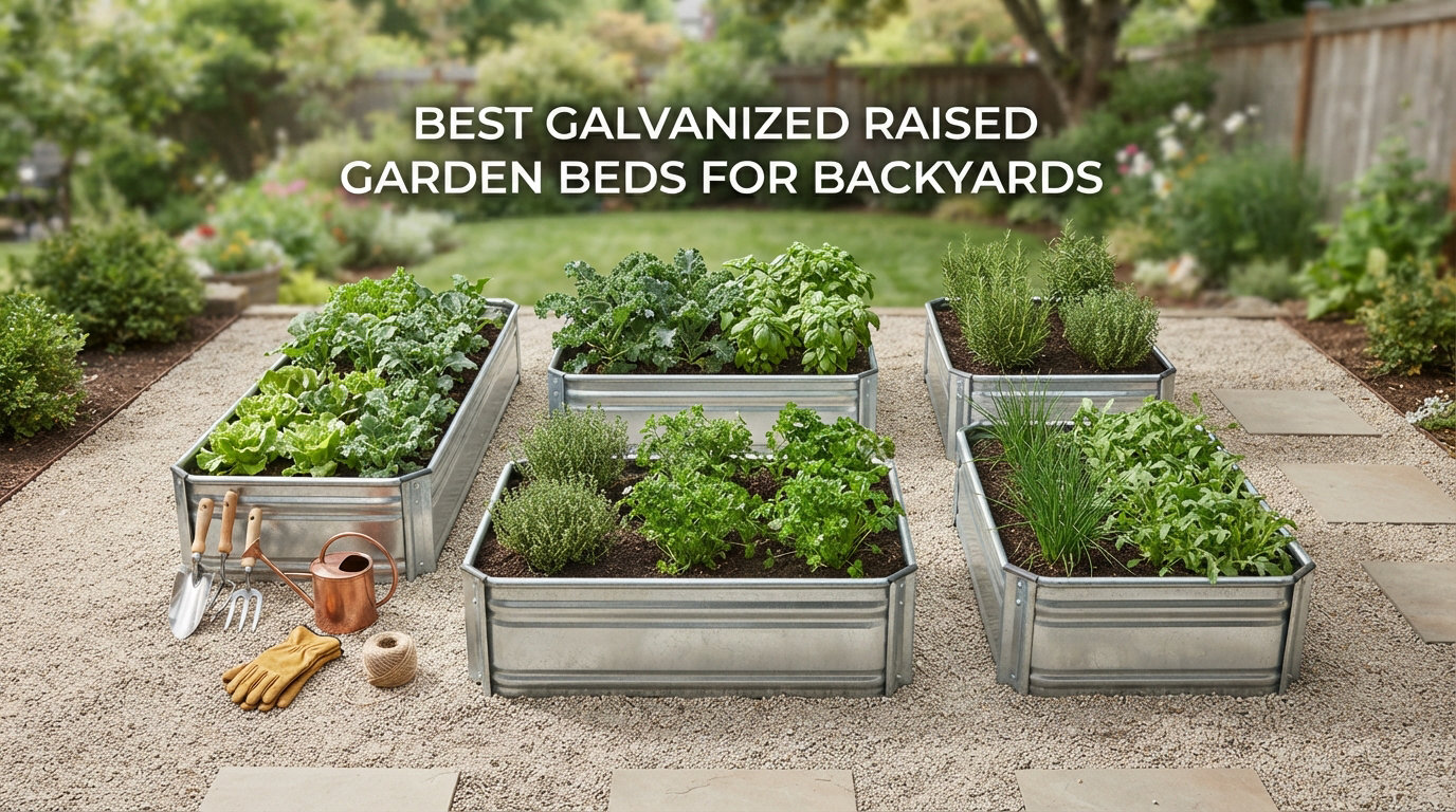 Best galvanized raised garden beds for backyards