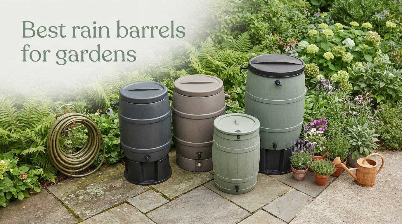 Best rain barrels for gardens