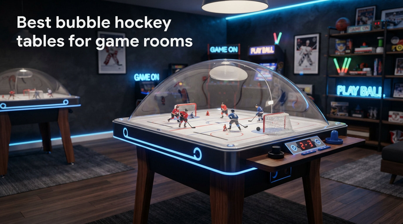 Best bubble hockey tables for game rooms