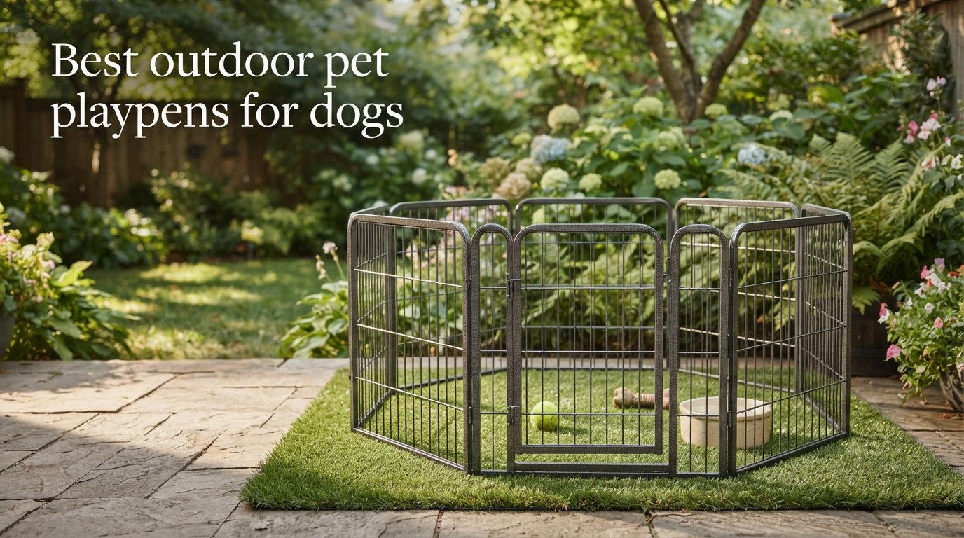 Best outdoor pet playpens for dogs