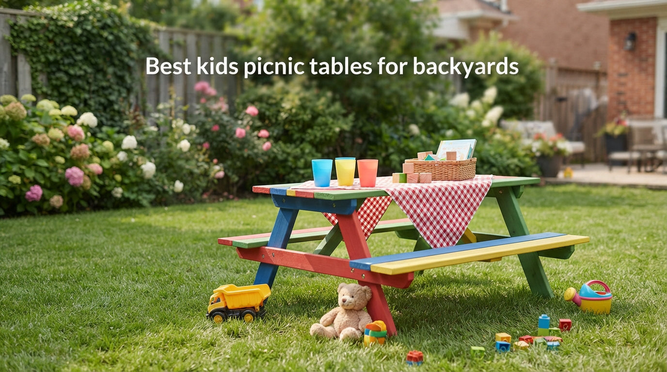 Best kids picnic tables for backyards