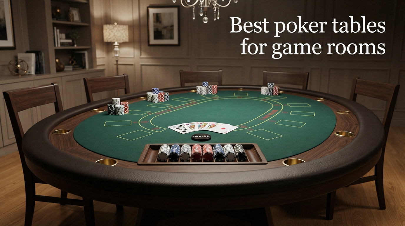 Best poker tables for game rooms