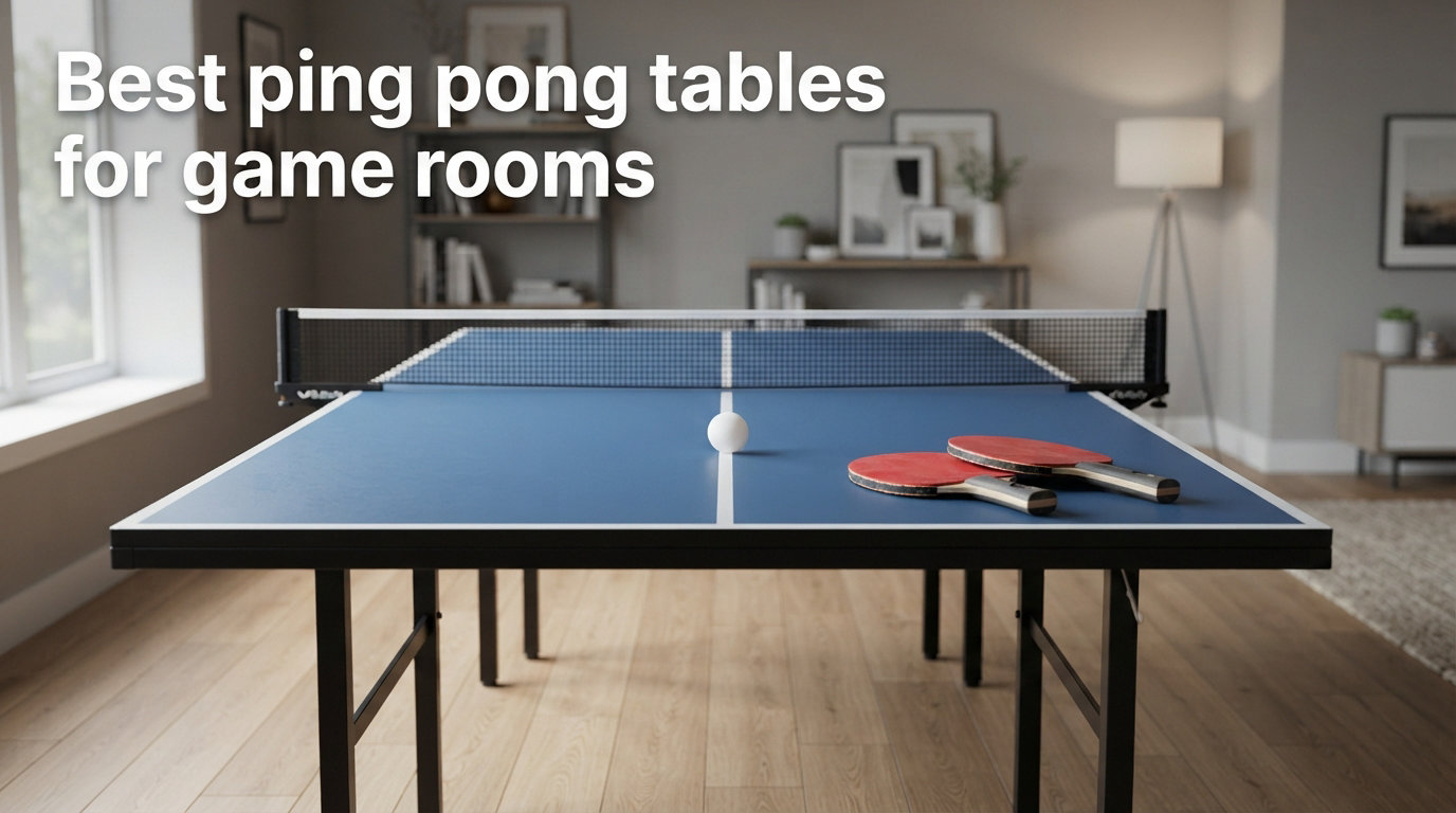 Best ping pong tables for game rooms