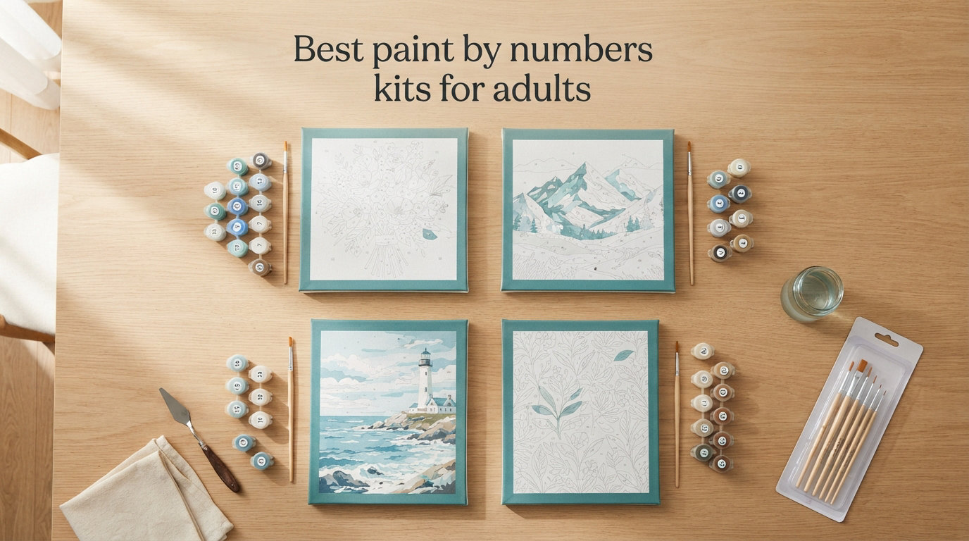 Best paint by numbers kits for adults