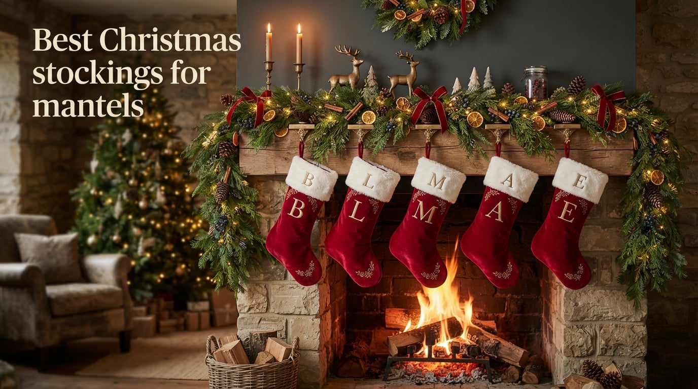 Best Christmas stockings for mantels
