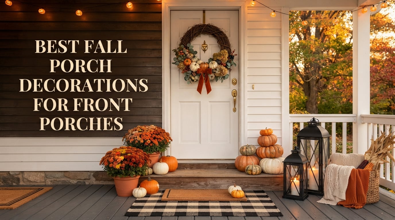 Best fall porch decorations for front porches