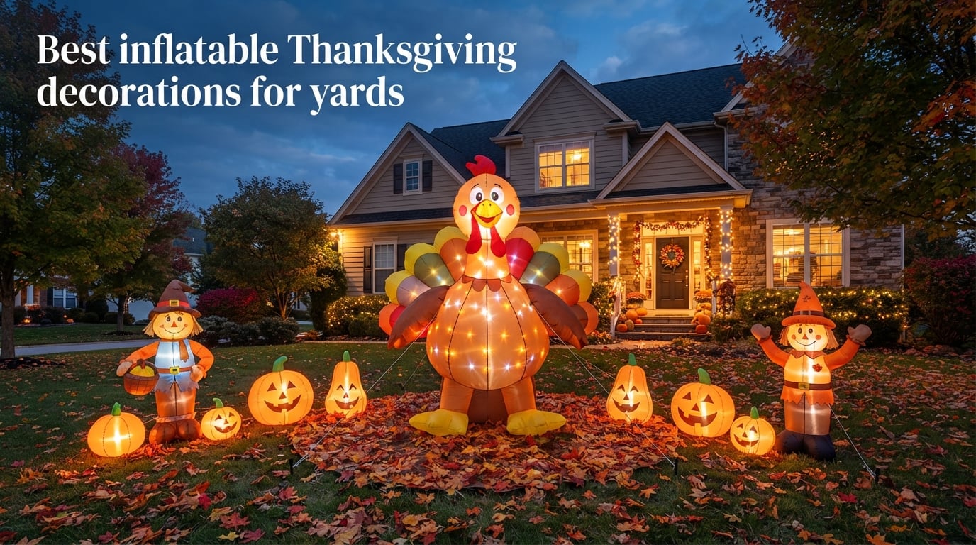 Best inflatable Thanksgiving decorations for yards