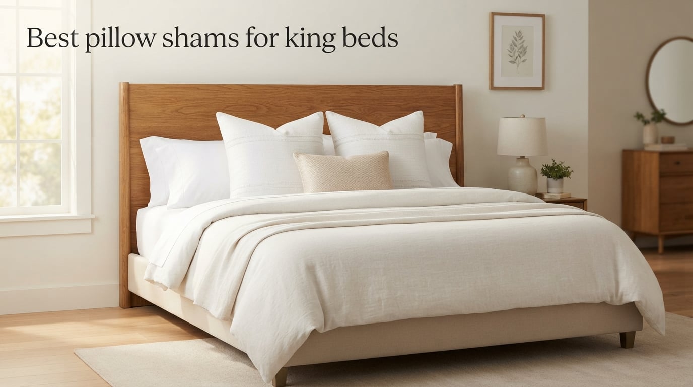 Best pillow shams for king beds