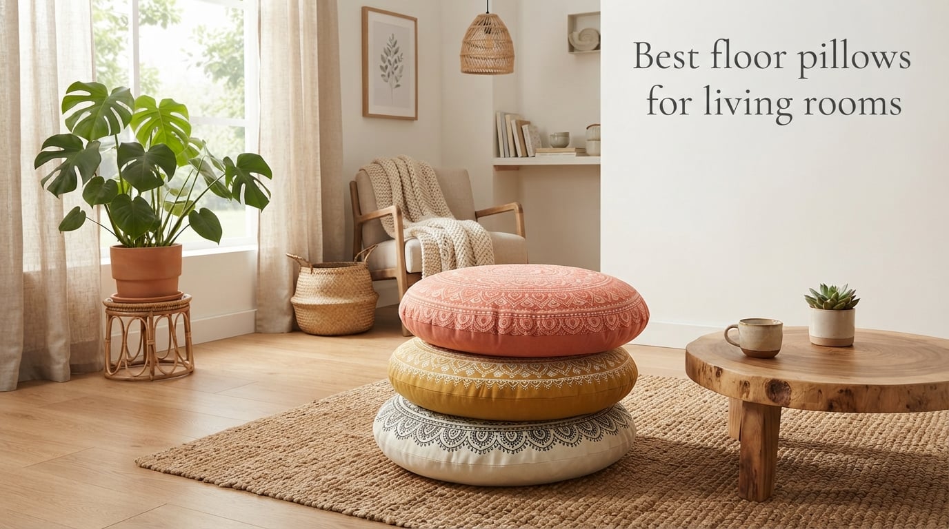 Best floor pillows for living rooms