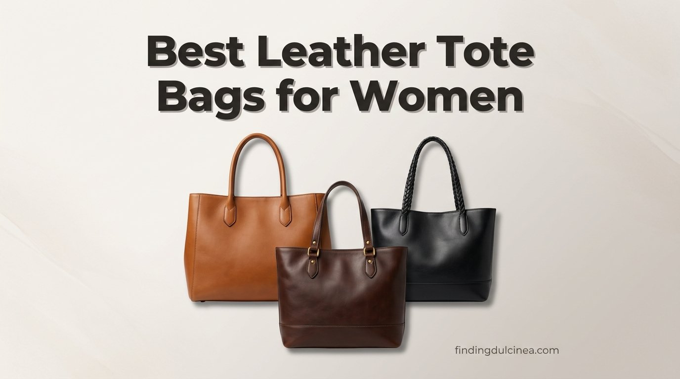 Best leather tote bags for women