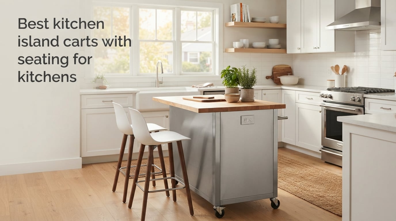 Best kitchen island carts with seating for kitchens
