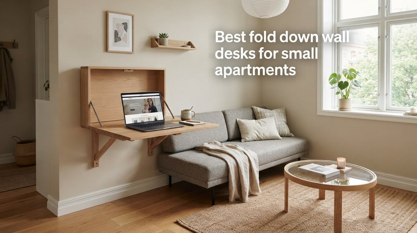 Best fold down wall desks for small apartments
