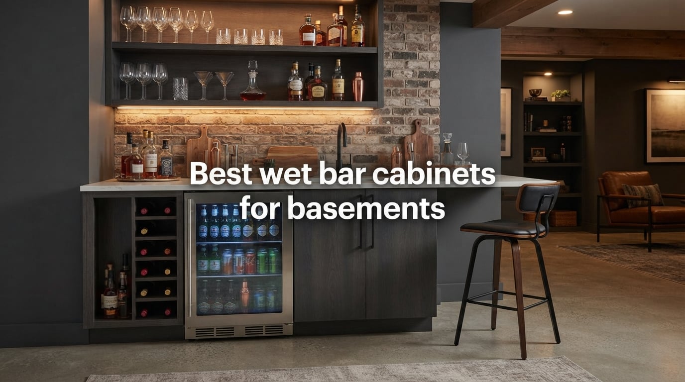Best wet bar cabinets for basements