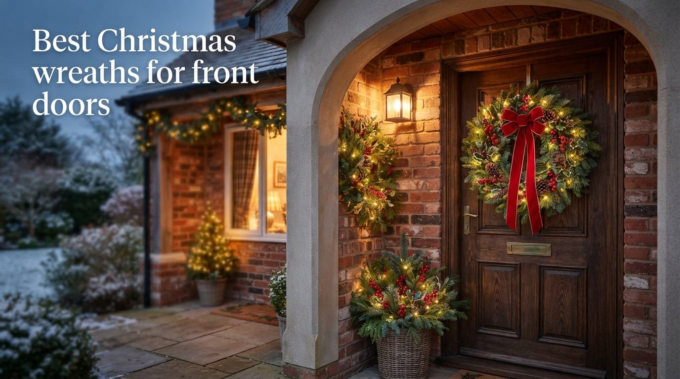Best Christmas wreaths for front doors