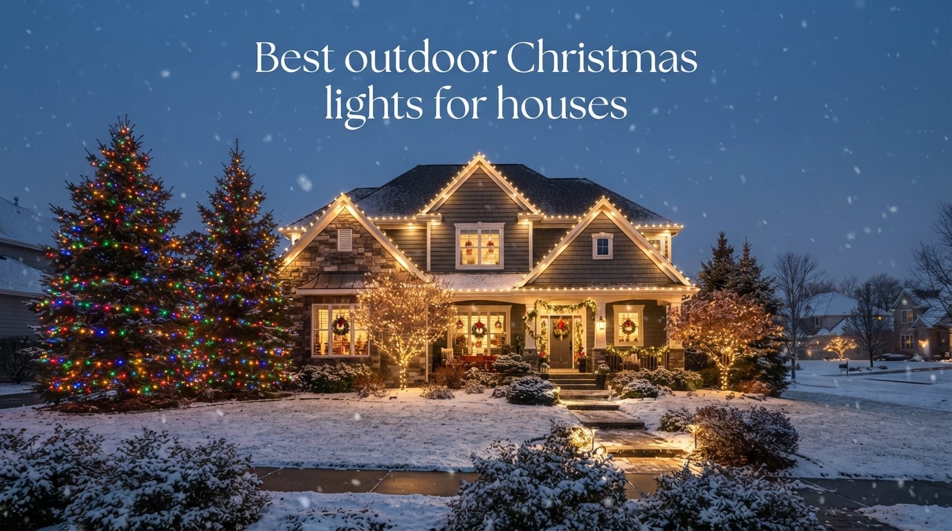 Best outdoor Christmas lights for houses