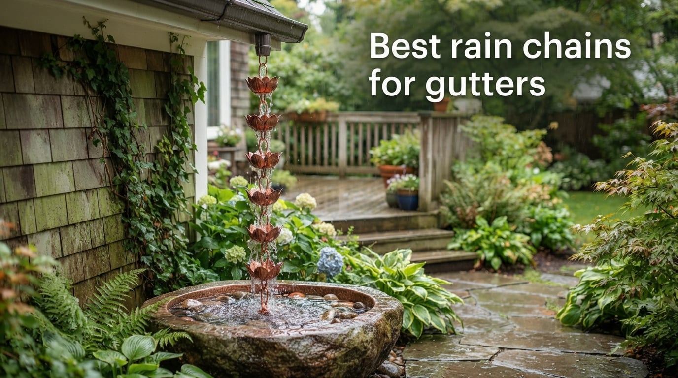 Best rain chains for gutters