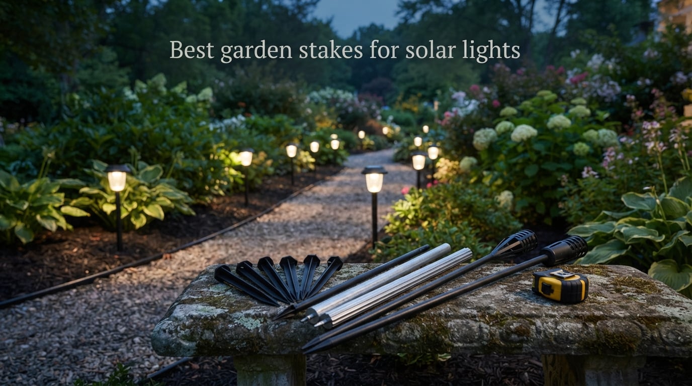 Best garden stakes for solar lights