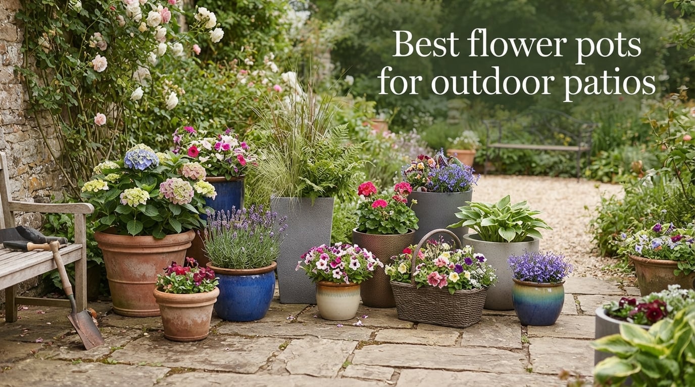 Best flower pots for outdoor patios