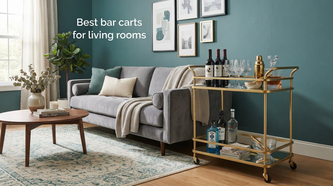 Best bar carts for living rooms