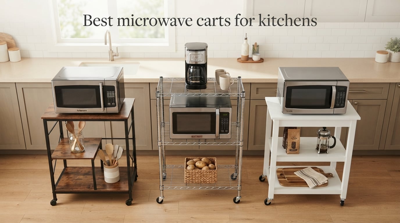 Best microwave carts for kitchens