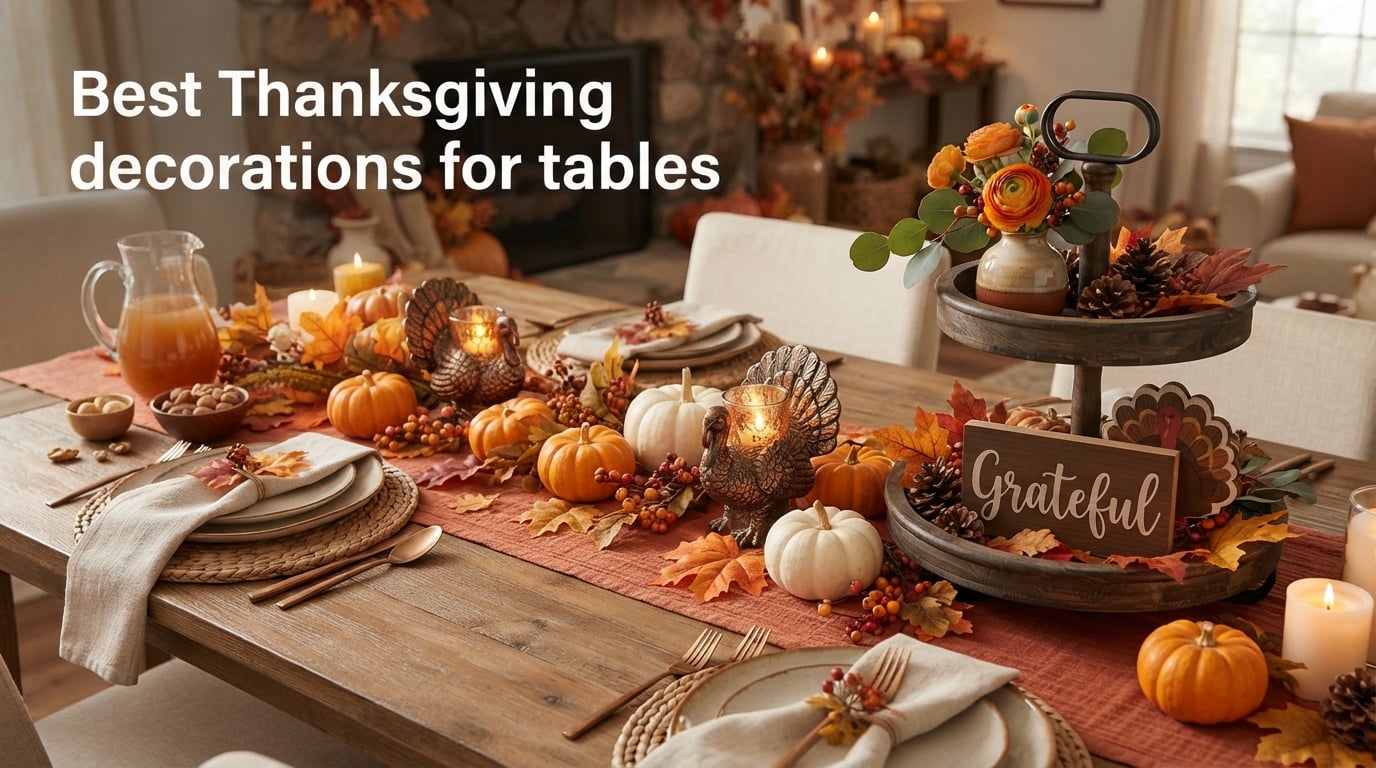 Best Thanksgiving decorations for tables